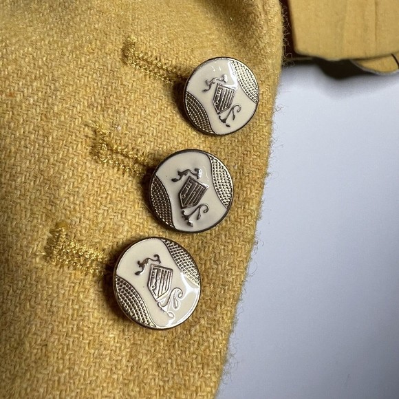 Ann Taylor Loft Yellow Blazer Women’s 6 Y2K Clueless - Picture 8 of 15